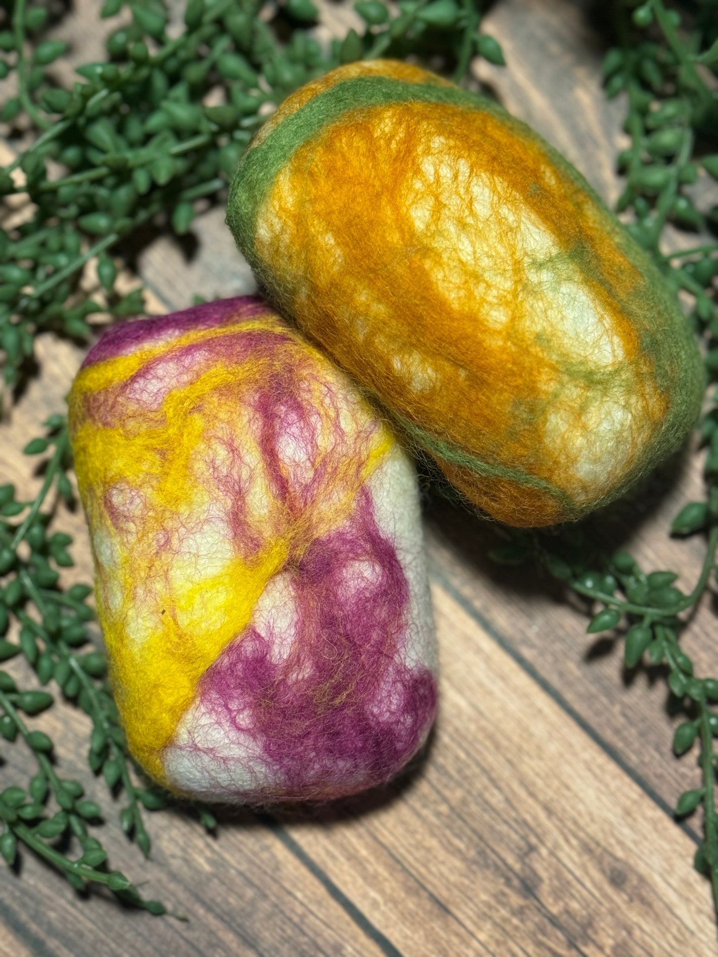XL Oval Felted Soap (Winter Bliss)