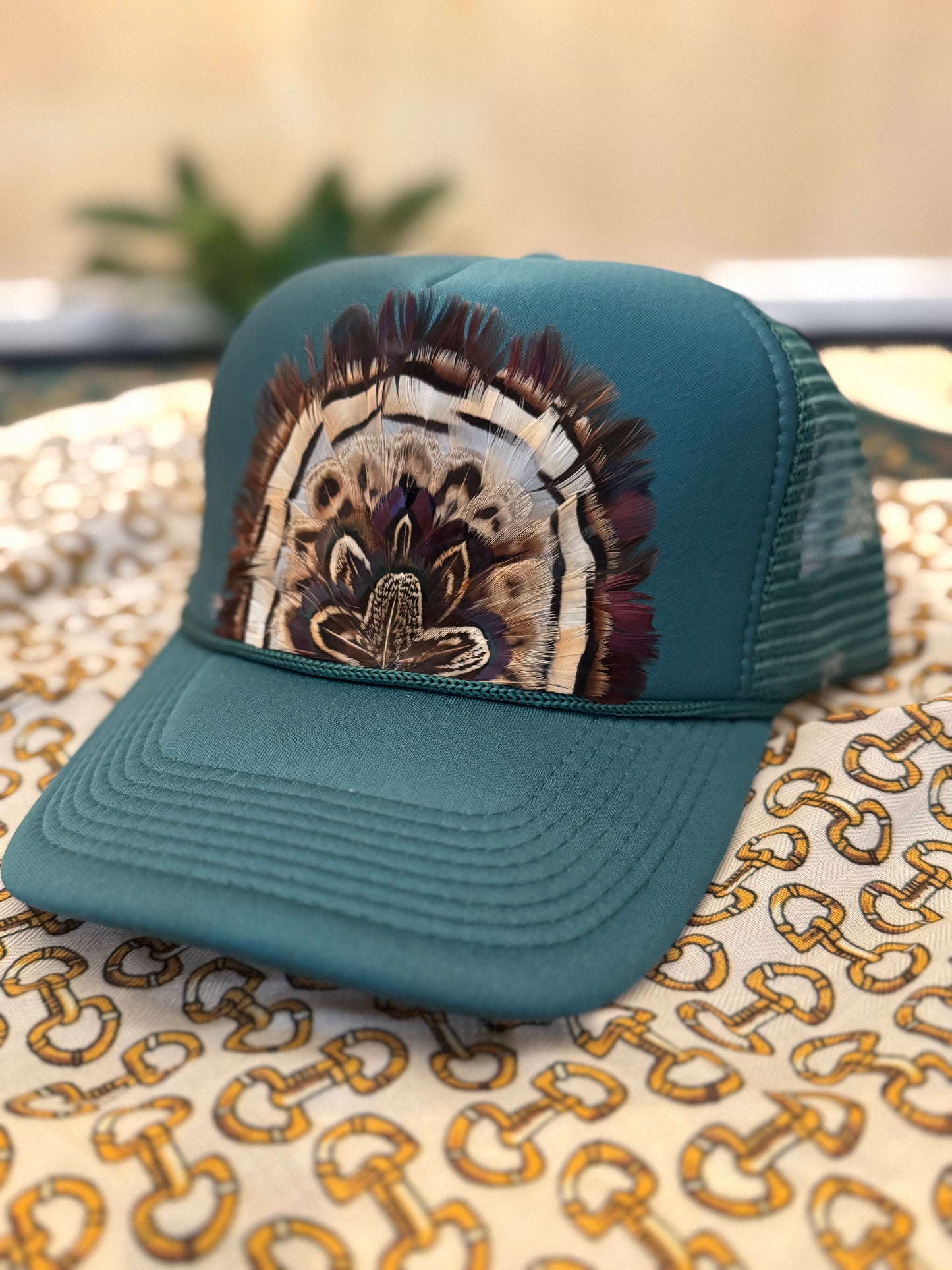 Crossroads Feather Trucker