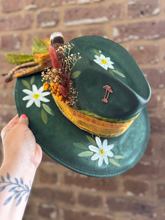 “The Greens” OOAK Hats