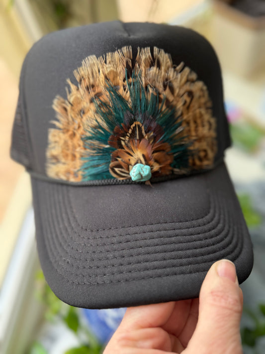 Sharp Shooter Feather Trucker