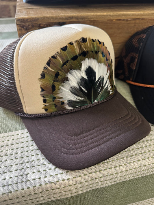 Buck Feather Trucker