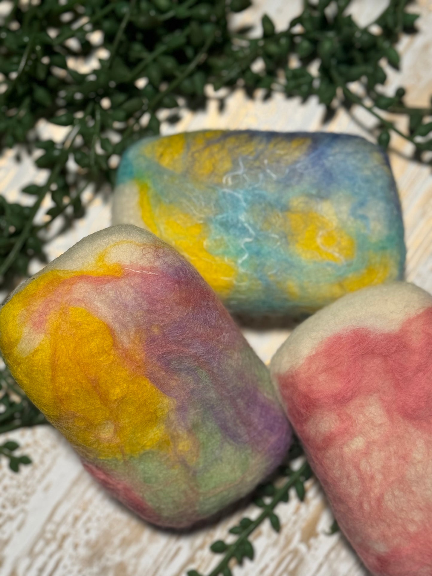 XL Oval Felted Soap (Beach Day)