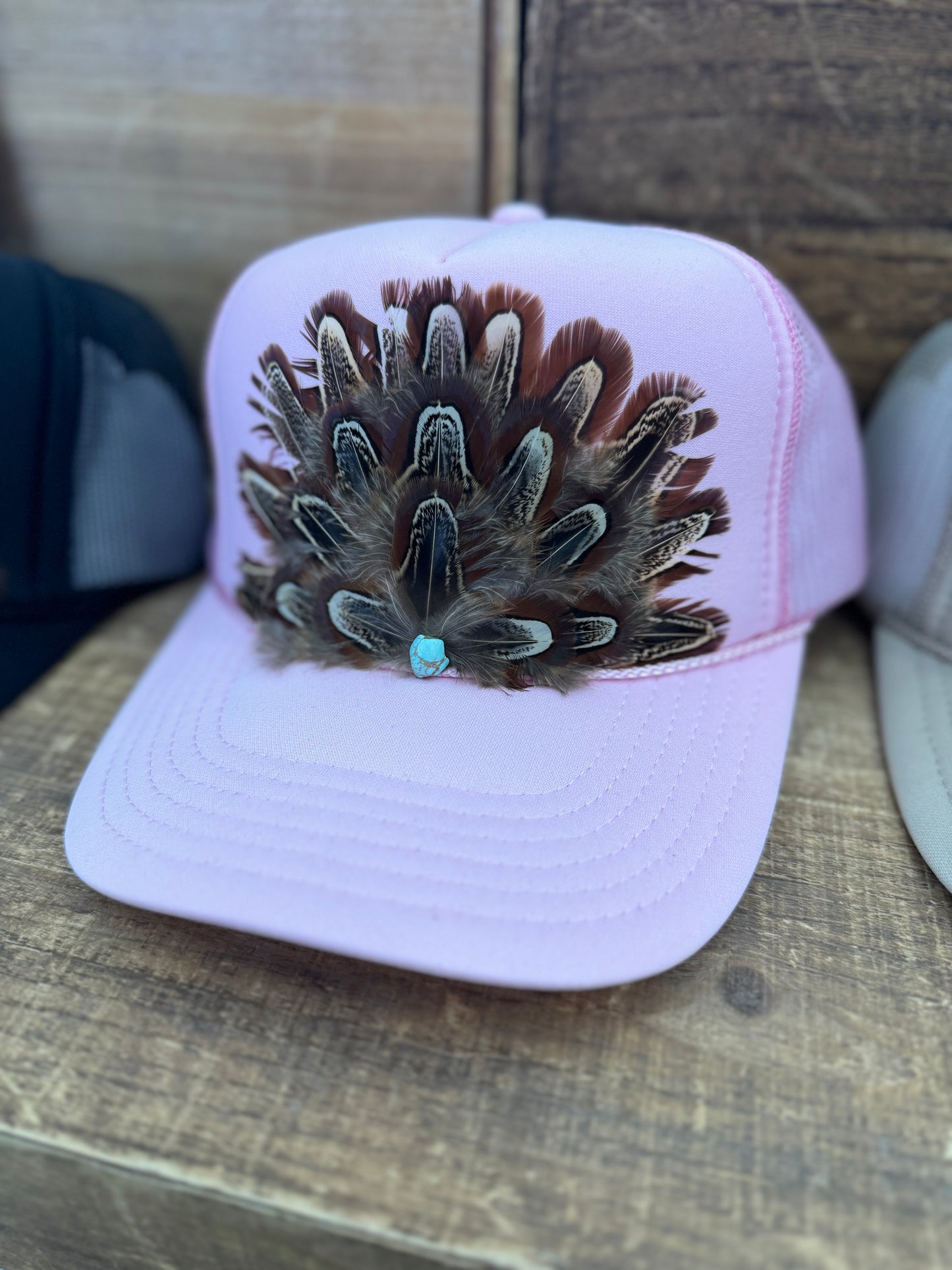 Wild Horse Feather Trucker