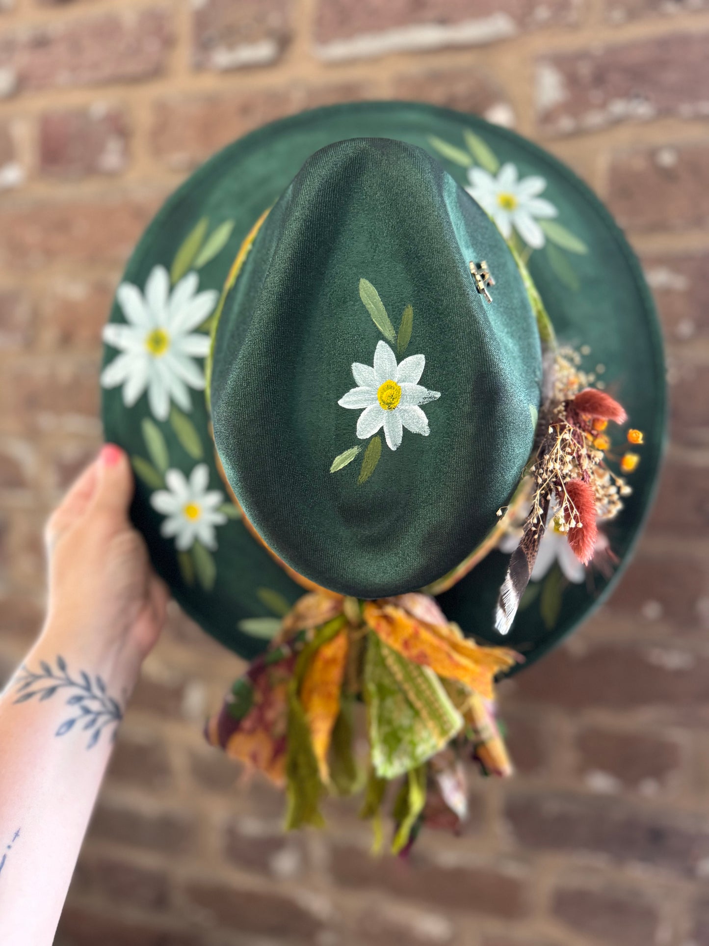 “The Greens” OOAK Hats