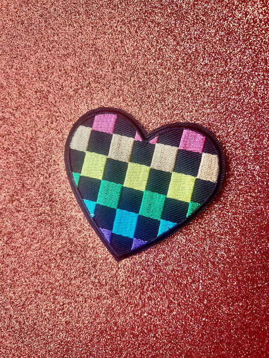 Checkered Love Patch