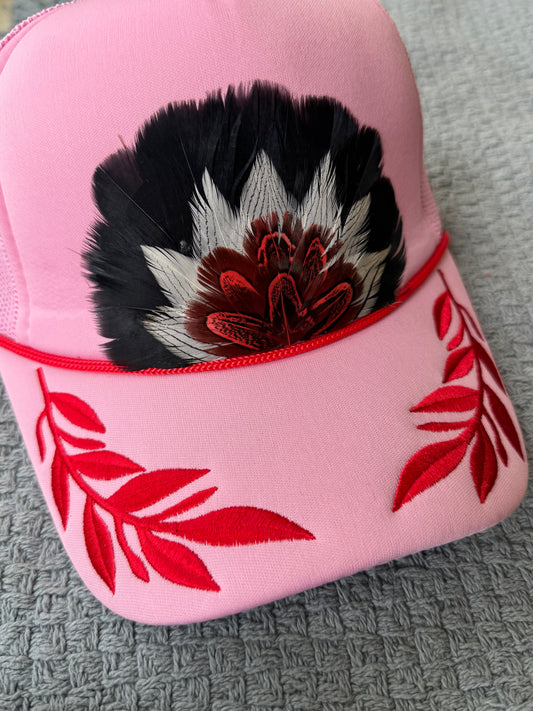 Pop Rock Feather Trucker