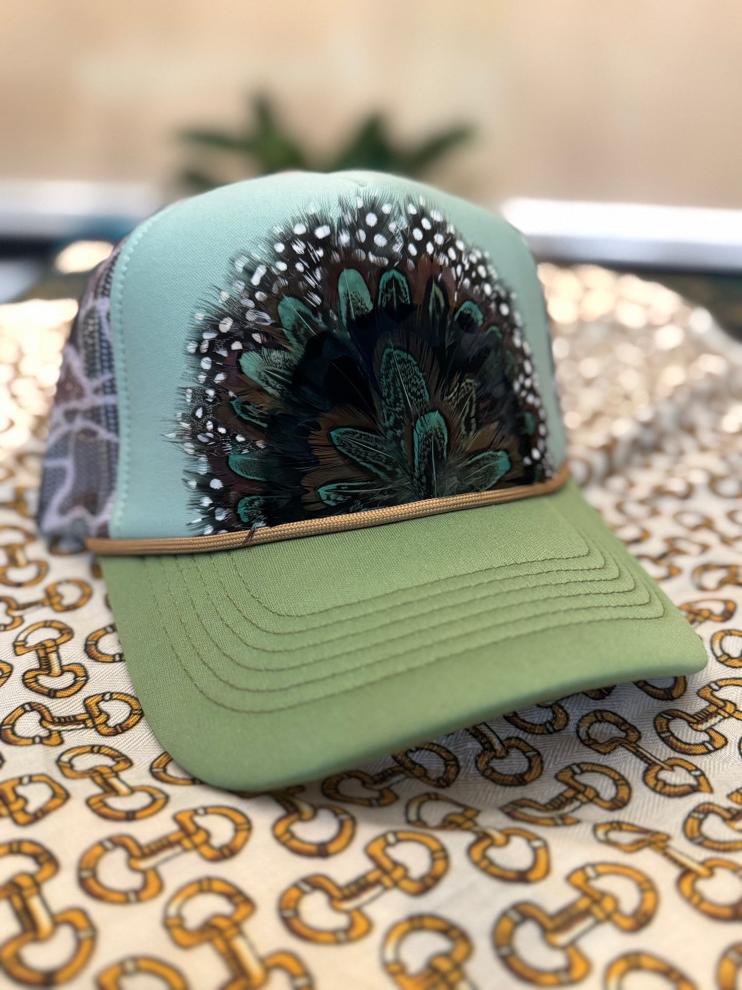 Gigi 2 Feather Trucker