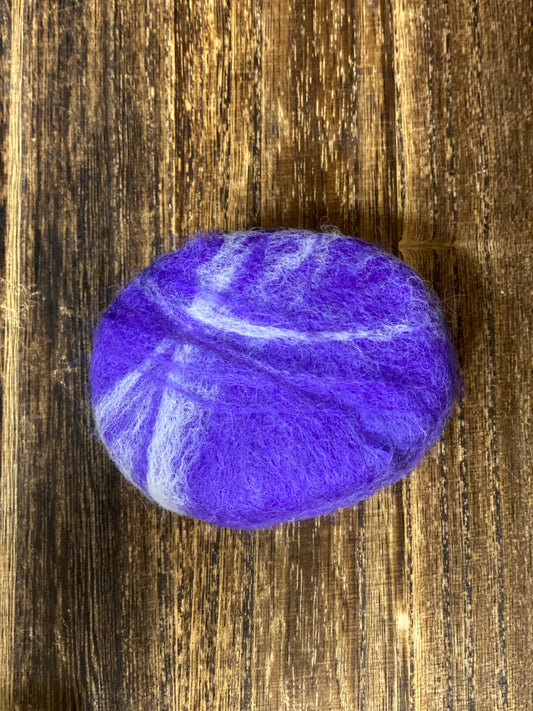 Oval Felted Soap (Lilac)